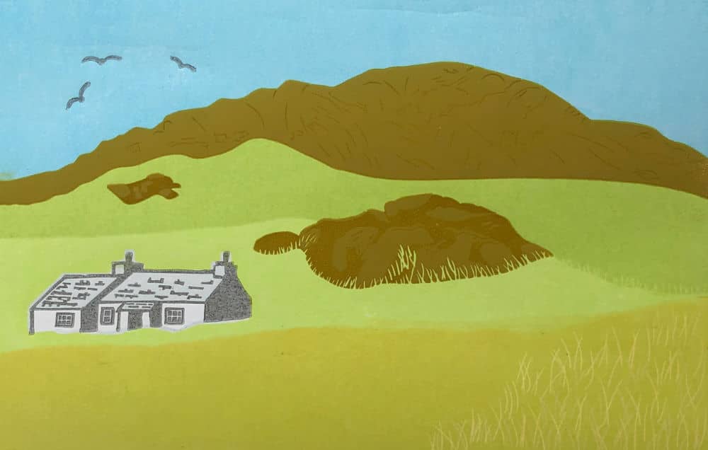 Garn Fawr, nr Strumble Head, North Pembrokeshire : Keith Dickinson Printmaker in North Yorkshire