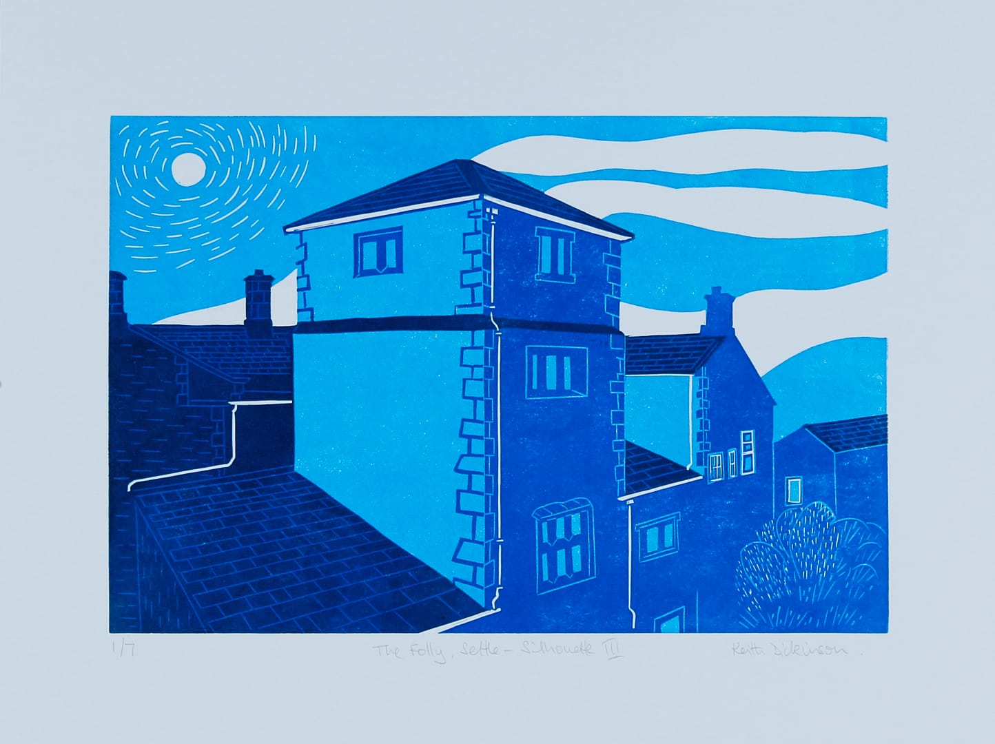 The Folly, Settle – Silhouette IV : Keith Dickinson Printmaker in North Yorkshire