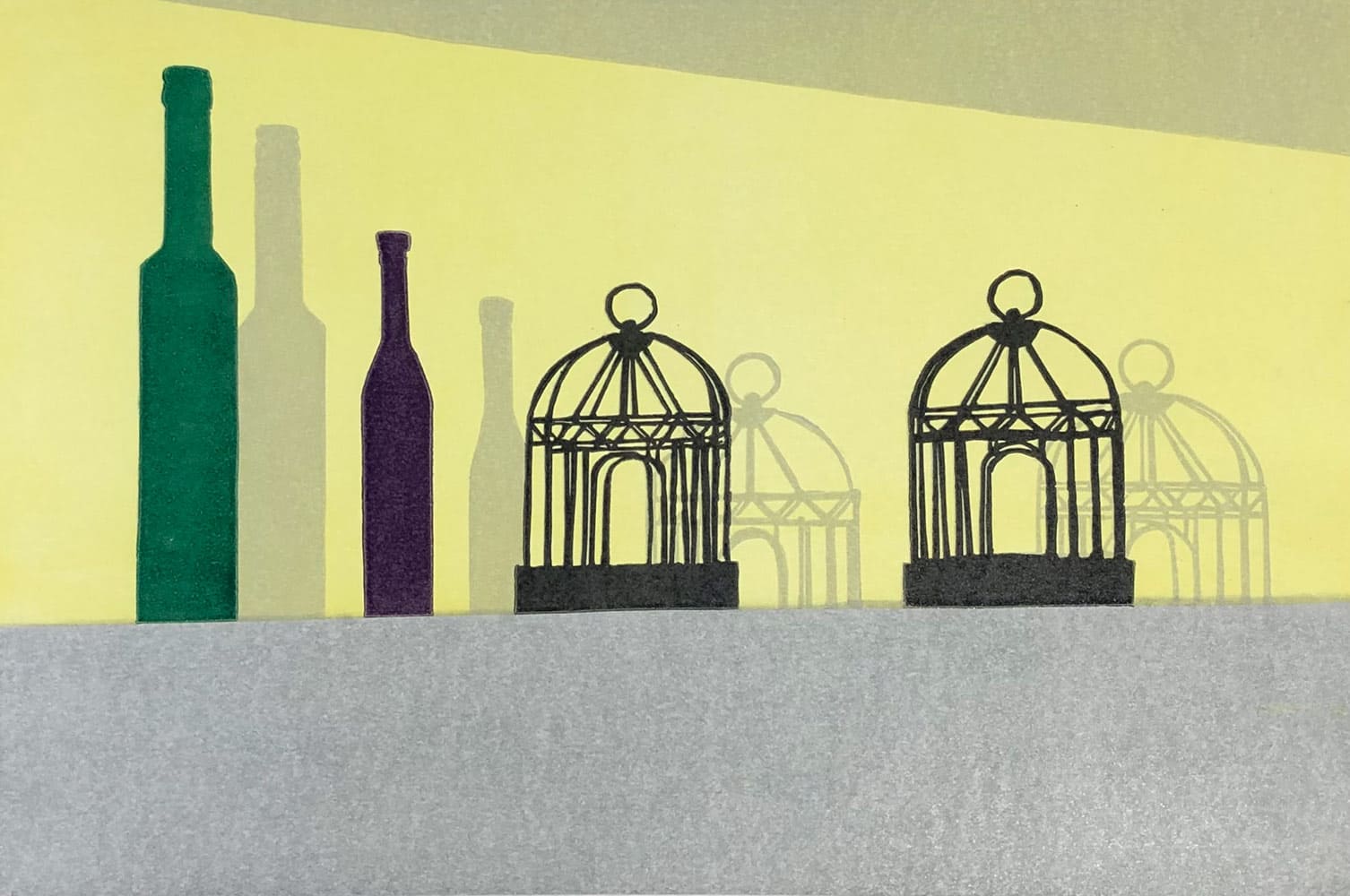 Shadows : Keith Dickinson Printmaker in North Yorkshire