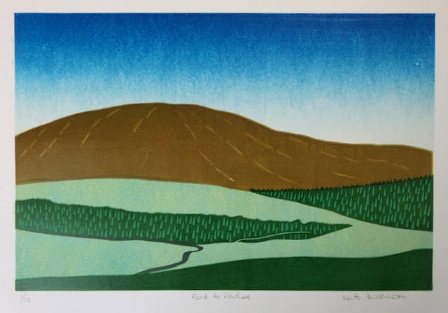 Road to Nowhere : Keith Dickinson Printmaker in North Yorkshire