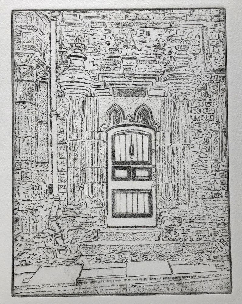 Hall Door, The Folly Settle : Keith Dickinson Printmaker in North Yorkshire